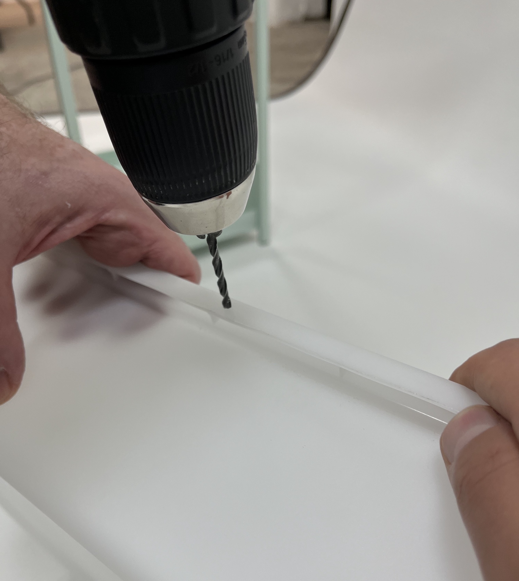 Drill matching the size of your screw